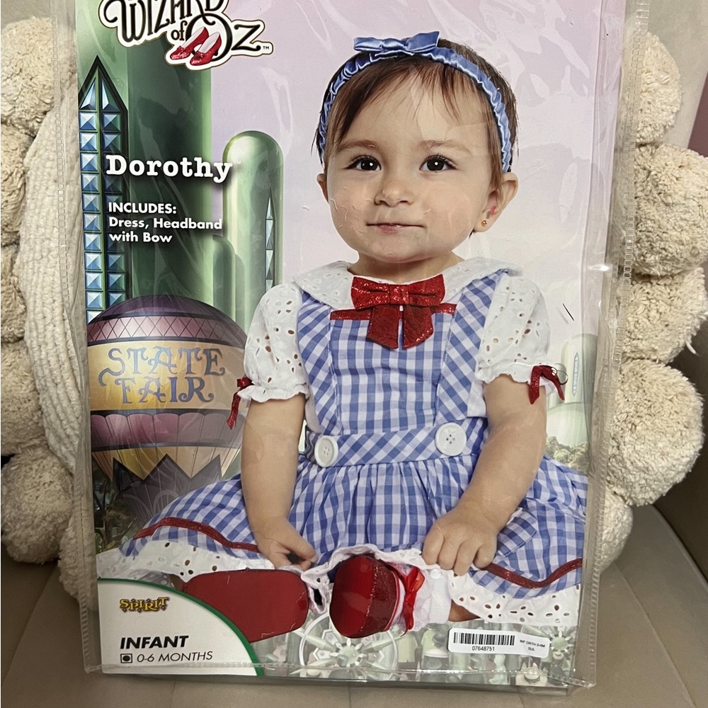 Dorothy Wizard of Oz Costume 0-6month Infant